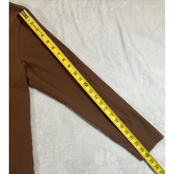 Brixton Coors Banquet Beer Size Large Long Sleeve Colorado Rockey Mountain Brown - Picture 8 of 8